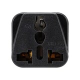 thumbnail of Intirilife 4x Steckdosen Adapter in SCHWARZ - 4er Set UK Typ G Stromadapter Reisestecker für z.B. Deutschland, Italien, Spanien, Frankreich