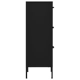 thumbnail of vidaXL Lagerschrank Schwarz 42,5x35x101,5 cm Stahl