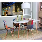 thumbnail of MF - Mesa de Cozinha Modelo NURY - Fabricada em Madeira, Tampo em Madeira Lacada a Branco 120 x 80 cms -