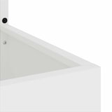 thumbnail of vidaXL Blumentopf mit dekorativem Paneel Weiß 50 x 140 cm