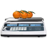 thumbnail of Handelswaage mit Kassensystem bis 30 kg für die Gastronomie. Waage für den Einsatz in Obstläden, Metzgereien und Feinkostläden.