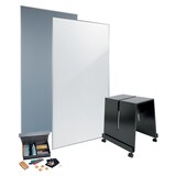 thumbnail of Sigel MUB01 Meet up-Set: agiles Pinboard 90x180cm, agiles Whiteboard 90x180cm, Aufsteller und Starterset