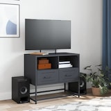thumbnail of vidaXL TV-Schrank Anthrazit 68x39x60,5 cm Stahl