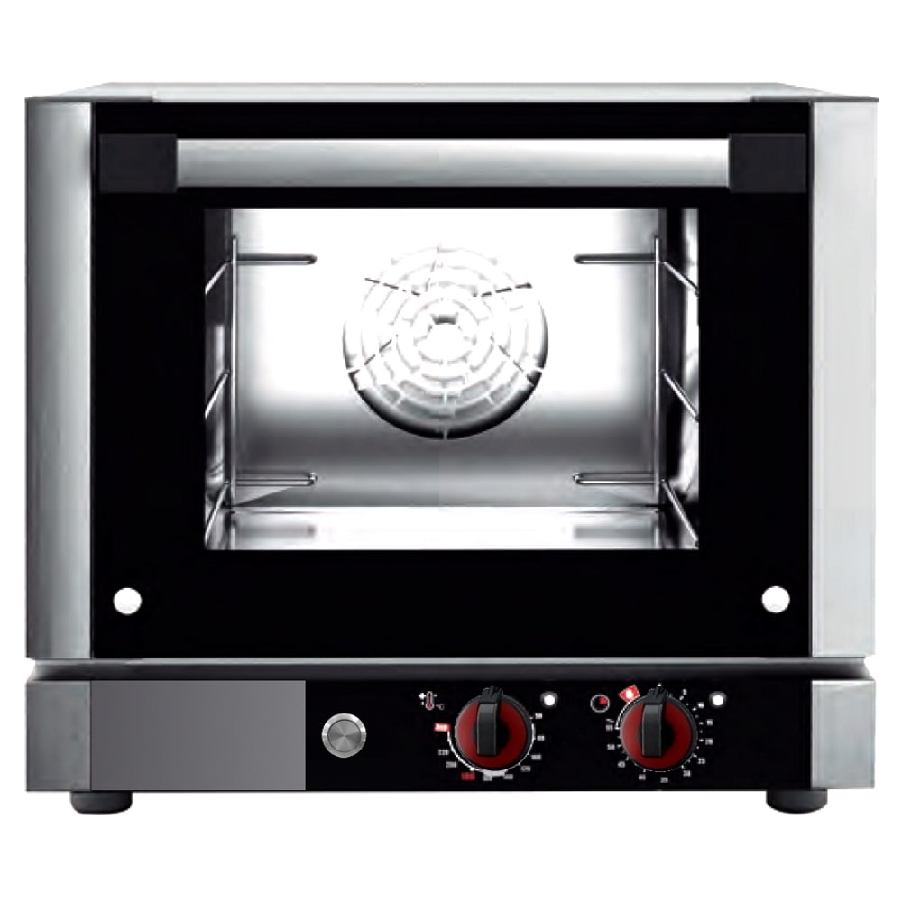EURAST - Forno de convecção elétrica dir.3 gn 1/2 ou tabuleiros 340x240 - 500x560x460 mm - 2500 W 230/1V - 41125017