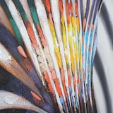 thumbnail of Olieverfschilderij Zebra hoofd, 100% handgeschilderd muurschildering XL, 120x90cm