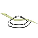 thumbnail of Helloshop26 - Conjunto de dos tumbonas mecedoras en acero y textilene color crema 02_0011966