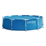 thumbnail of Piscina redonda metal frame intex 305x76 cm 4485 litros + depuradora