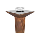 thumbnail of Gartenfeuerstelle, Grill mit Grillrost mit Beinen und Schutzhülle - G1 Corten