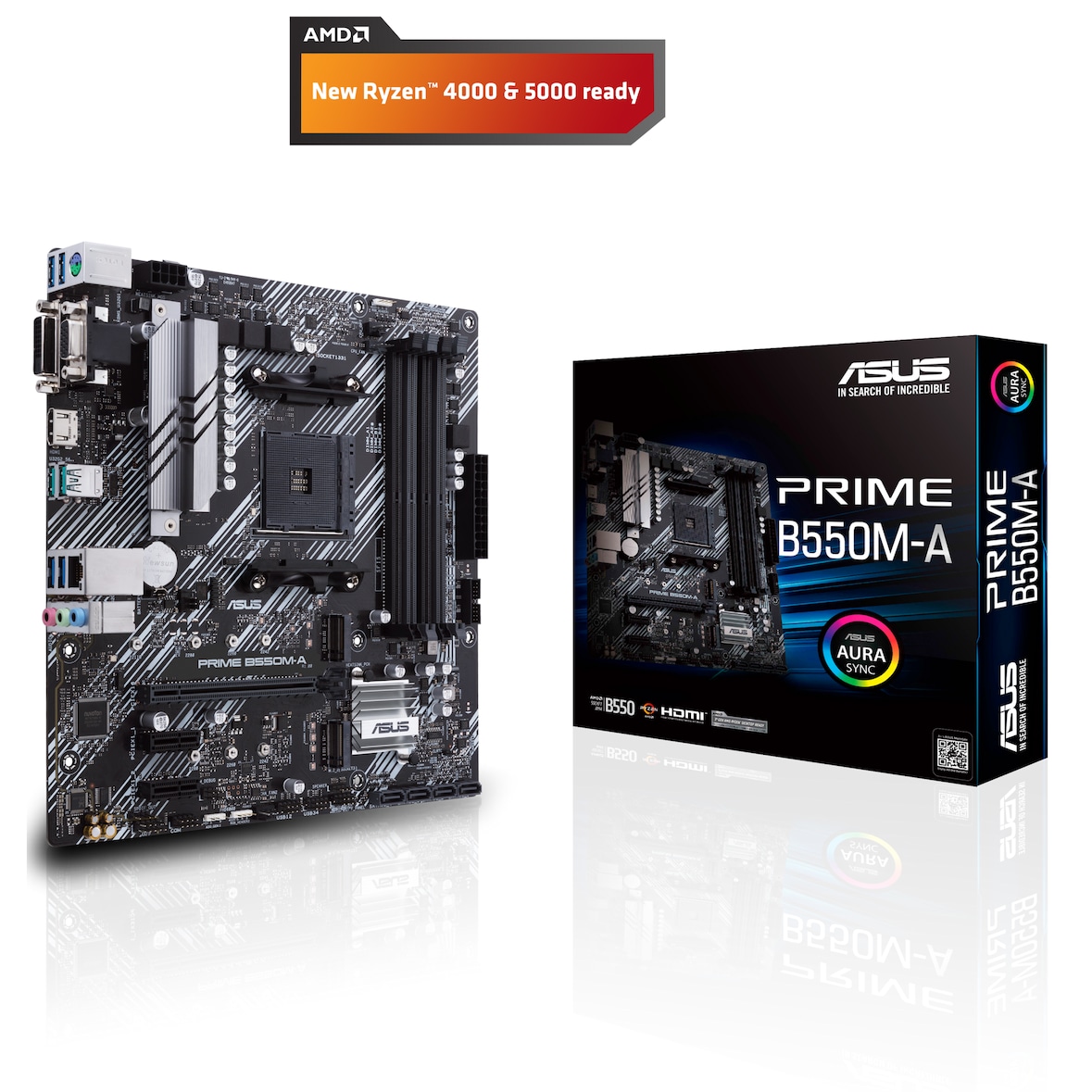 ASUS Prime B550M-A Gaming Mainboard Sockel AM4