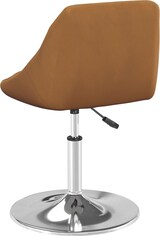 thumbnail of vidaXL Esszimmerstühle 4 Stk. Drehbar Braun Samt