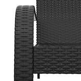 thumbnail of vidaXL Adirondack-Gartenstuhl Schwarz Poly Rattan