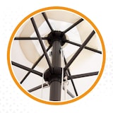 thumbnail of Sombrilla para jardín hexagonal Ø300 cm c/sistema de doble polea Aktive