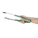 thumbnail of Pinza para servir Hygiplas 405 mm verde, acero inoxidable robusto, revestimiento de vinilo antideslizante, código de color higiénico - Hygiplas