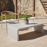 thumbnail of Table basse de jardin L100 effet béton lisse
