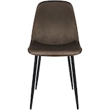 thumbnail of Set van 4 eetkamerstoelen Maryam bruin/Fluweel