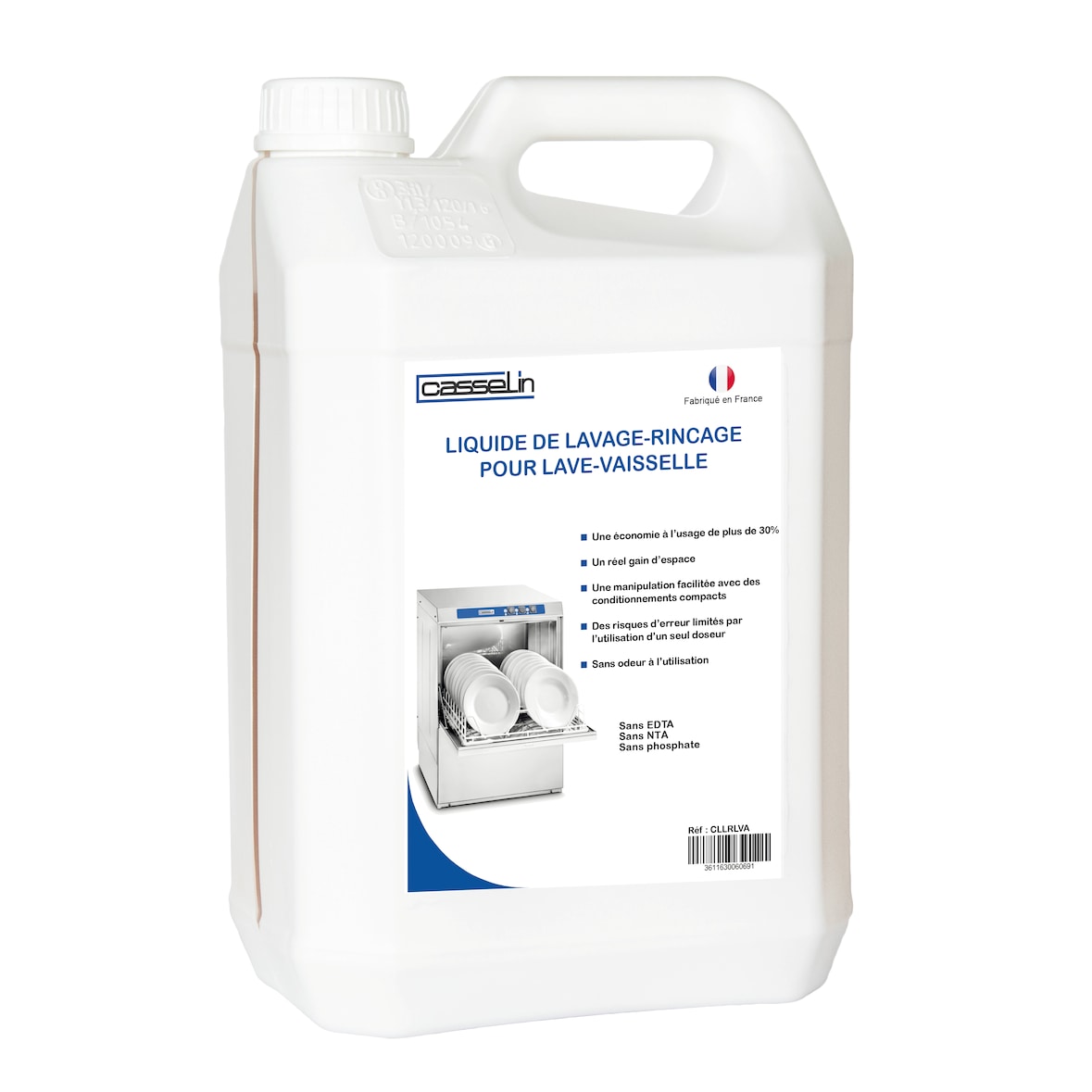 Set di 4 liquido di risciacquo per lavastoviglie CL4LLRLVA5L Casselin