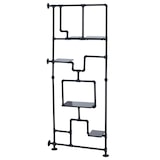 thumbnail of Décoshop26 - Divisória de ambientes em estilo industrial com 5 prateleiras 203 x 80 cm MDF preto e ferro 04_0008756