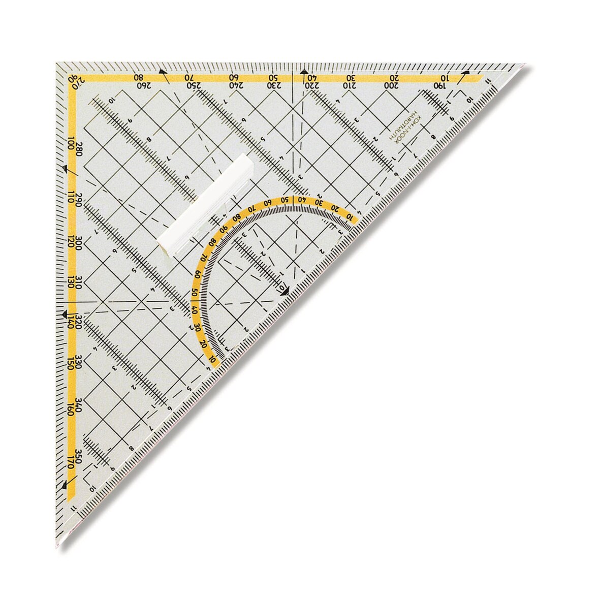 KOH Geo- Dreieck 45° 22 cm Lineal u Winkelmesser
