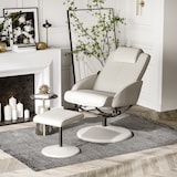 thumbnail of HOMCOM Sillón Relax con Reclinación hasta 145° Giratorio 360° con Reposapiés