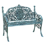 thumbnail of Biscottini Gartenbank Balkon - Außenbank 105x62x90 cm - Gartensofa für den Außenbereich - Bank aus Gusseisen - Gartensofa