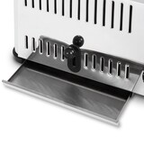 thumbnail of VERTES Gastro Toaster 4 sneden elektrisch 2300W roestvrij staal (timer, kruimellade, 4 antislipvoeten, 2 of 4 toast tegelijk)
