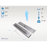 thumbnail of Queimador Bioetanol Inox de Encastrar 5000W F9690