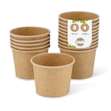 thumbnail of BIOZOYG Portionsbecher 1000 Stück 50 ml braun Pappbecher to go Becher Dipschalen Dessertschalen Einweggeschirr - Alternative zum Plastikbecher