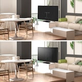 thumbnail of ONKRON Soporte TV Pie Giratorio 32-65", hasta 35 kg - Peana TV Universal Ajustable, 400x400 VESA Soporte TV Sobremesa Cristal Templado / Negro PT2