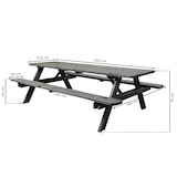 thumbnail of Picknicktafel Deluxe 240 x 70 cm - Zwart