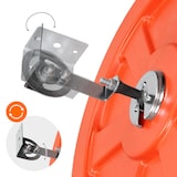 thumbnail of ECD Germany Verkehrsspiegel Ø60 cm Rot Wetterfest Unzerbrechlich Schwenkbar Sicherheitsspiegel Panoramaspiegel