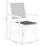 thumbnail of Helloshop26 - Conjunto de comedor de jardín de 5 piezas muebles de exterior madera maciza de acacia 02_0013753
