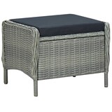 thumbnail of Helloshop26 - Conjunto de comedor de jardín exterior de 5 piezas en gris claro 02_0013792