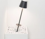 thumbnail of Ai Lati Poldina LED-Lampe mit cortenfarbenem Erdspieß, tragbare, wiederaufladbare Akku-Lampe mit Touch-Steuerung und einstellbarer Dimmfunktion