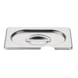 thumbnail of Coperchio GN 1/9 Gastro Tray in acciaio inox con intaglio VOGUE in acciaio inox