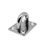 thumbnail of PRIOstahl Augplatte Öse 1 Stück Größe: 30 x 35mm Halterung Deckenhaken Befestigung Edelstahl V2A