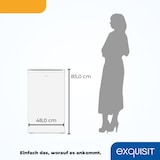 thumbnail of Exquisit Kühlschrank KS117-3-040D weiss | 81 L Volumen | Kühlschrank mit Gefrierfach freistehend | Gemüsefach