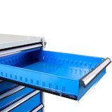 thumbnail of PROREGAL Schubladenbox mit 6 Schubladen für Werkbank Rhino| HxBxT 80x53x70cm | Traglast 60kg | Lichtgrau/Lichtblau