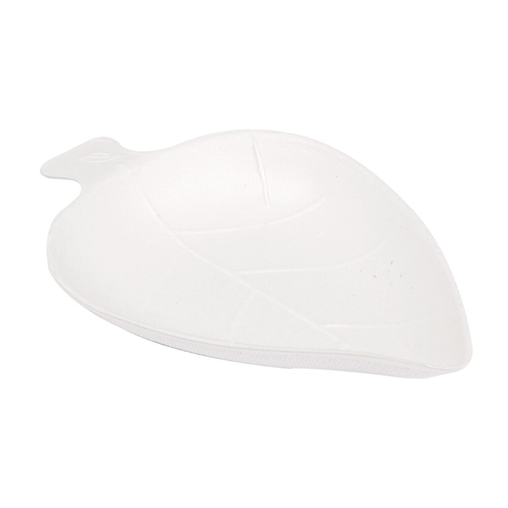 Garcia de Pou Contenitore Foglie 'Bionic'  9X6X1,2 Cm Bianco Bagassa (1000 Unità)