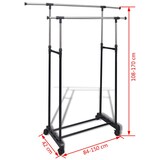 thumbnail of vidaXL Verstellbare Kleiderständer 2 Stk. 2 Kleiderstangen