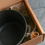 thumbnail of Schmortopf aus Gusseisen – 6 Liter – Kochen im Freien – Grillpfanne aus Gusseisen – Schwarz