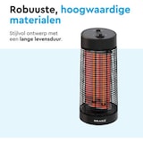 thumbnail of BRASQ Terrasverwarmer Elektrisch staand - Tafelmodel - 1200W - 2 standen – Zwenkfunctie - Heater – Spatwaterdicht - Verwarming Voor Binnen/ Buiten