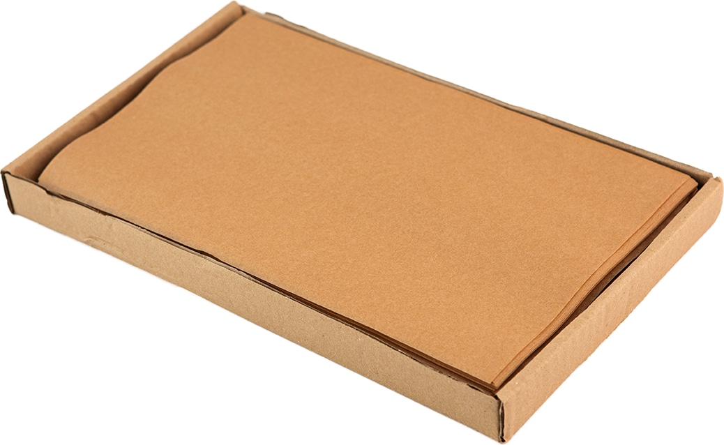 Hostelnovo - Papel antigrasa kraft natural 32 x 20 cm - 500 unidades