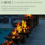 thumbnail of Cuenco de fuego Cevenol Pool Corten Carre 74 Single Bowl