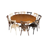 thumbnail of Biscottini Silla de madera 88x42x43 cm | Silla apilable para cocina, comedor y jardín | Silla Thonet vintage