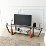 thumbnail of Dmora Mobile porta TV Dmatturr, Credenza da soggiorno, Armadio basso per TV, Base parete attrezzata, 158x35h35 cm, Noce
