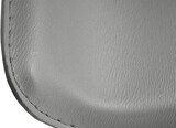 thumbnail of Décoshop26 - Barhocker x1 mit Fußstütze 360° drehbarer Sitz schlichtes Design graues PVC und Chrommetall 10_0004802
