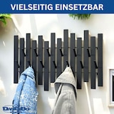 thumbnail of DanDiBo Wandgarderobe Schwarz Metall Modern 96637 Garderobe Wand mit Haken Garderobenleiste Hakenleiste Garderobenhaken