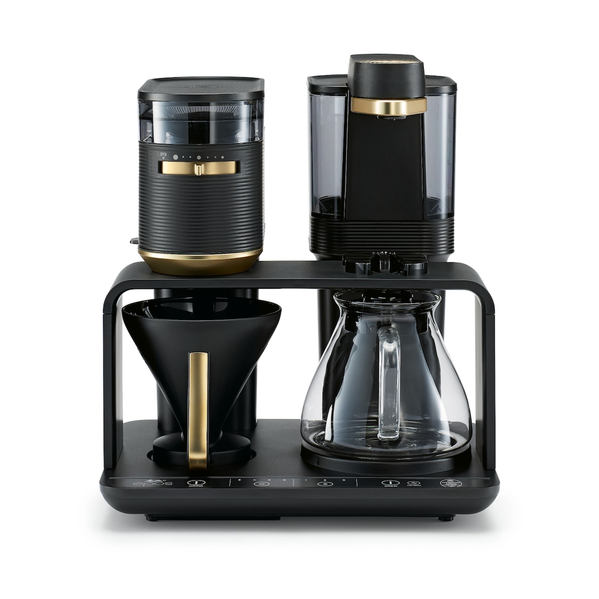 Cafetera de goteo Melitta EPOS 1024-03 Molinillo Integrado Función Preinfusión Boquilla Giratoria