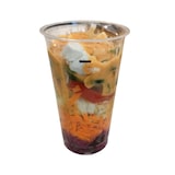 thumbnail of 528 PP-Becher 500 ml / 0,5 l Ø 90 x 149 mm klar mit Füllstrich – Salat-Shaker