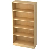 thumbnail of bümö office Regal Ahorn, Standregal Holz - Aktenregal für Ordner & Bücher, Bücherregal 100 cm breit, 5 OH Regal Wand, Büroregal, Holzregal,